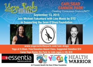 Yoga rocks the park san diego DTO music Dave Kemp